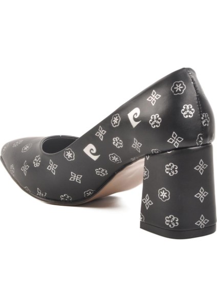 Pierre Cardin 50176 Z Siyah Desenli Kadın Topuklu Ayakkabı fırsatları