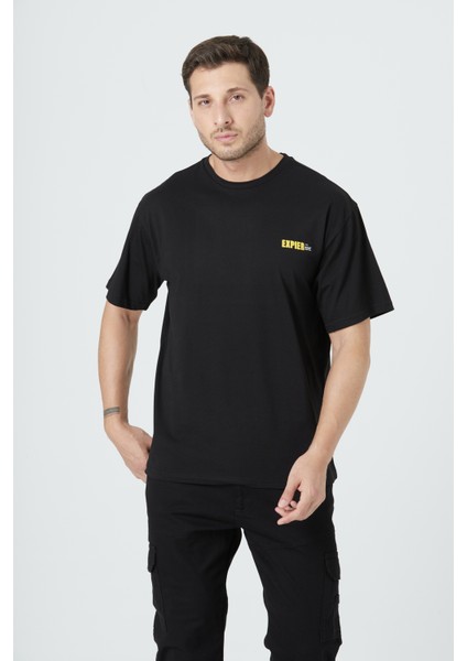 %100 Pamuk Erkek Relax Fit Rahat Kalıp Bisiklet Yaka Basic Düz Kısa Kollu Baskılı Tişört TNT-009 modelleri