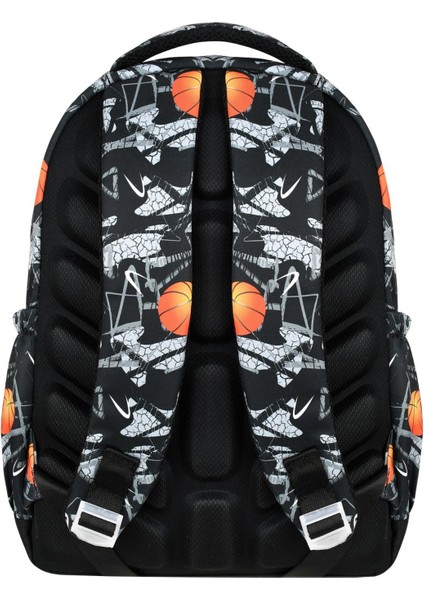 Ultra Lüks Erkek Çocuk Ortopedik Su Geçirmez İlkokul Çantası Termal Beslenme+Kalemlik Basketball Tasarım fırsatları