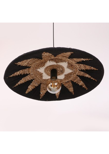 Mylamp Maya 60X13 cm Çap- Doğal Abaka Aydınlatma
