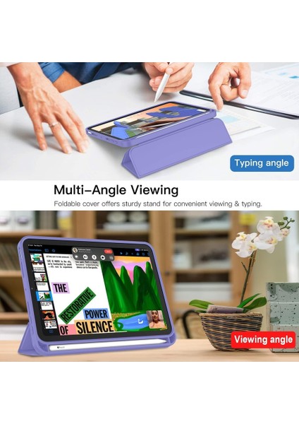 Apple iPad Mini 7 A17 Pro (2024) Kalemlikli Uyku Modlu Yatay Standlı Stromix Smart Kılıf modelleri