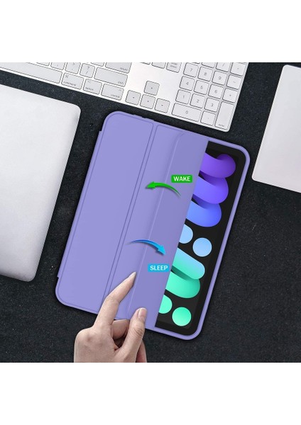 Apple iPad Mini 7 A17 Pro (2024) Kalemlikli Uyku Modlu Yatay Standlı Stromix Smart Kılıf fırsatları