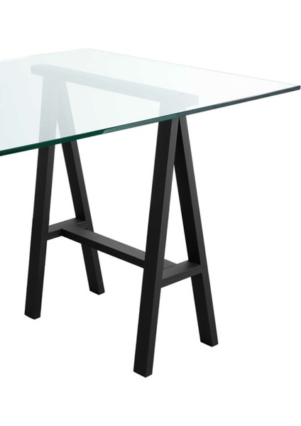 Arlo Siyah Metal Cam Yemek Masası fırsatları