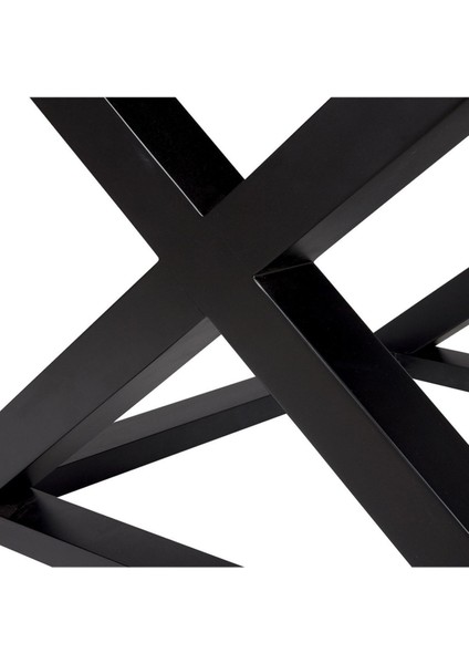 Rex Siyah Metal Ahşap Yemek Masası modelleri