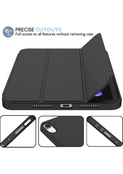 Apple iPad Mini 7 A17 Pro (2024) Kalemlikli Uyku Modlu Yatay Standlı Stromix Smart Kılıf indirimleri