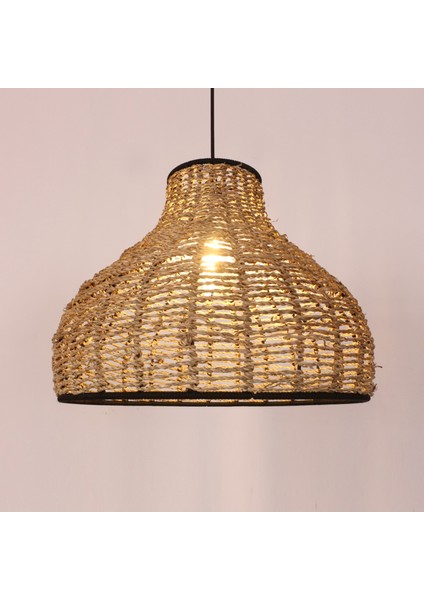 Mylamp Beren Doğal 40X30 Cm. Deniz Sazı Avize
