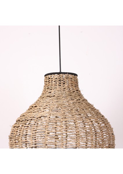 Mylamp Beren Doğal 40X30 Cm. Deniz Sazı Avize modelleri