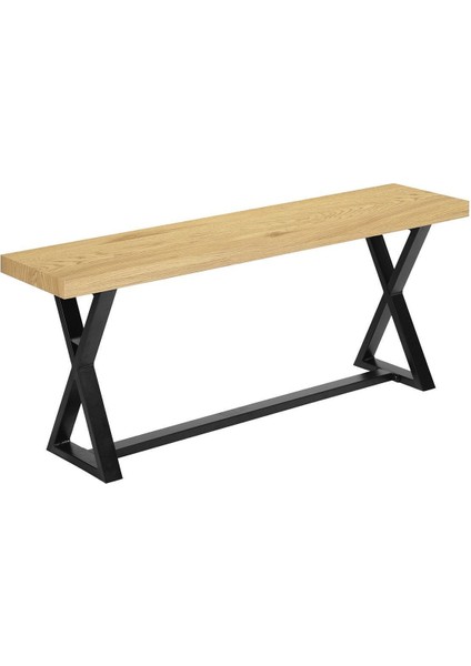 Fairport Siyah Metal Ahşap Yemek Masası Seti fırsatları