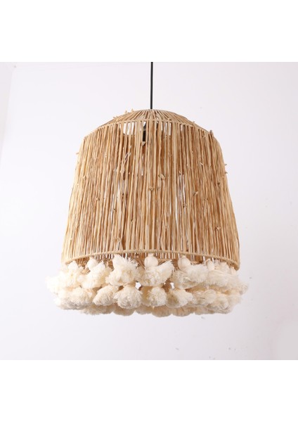 Mylamp Istanbul Rafya ve Ponponlu Separatörlü 37X43 cm Avize. fiyatları