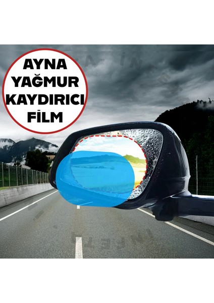 Araba Yağmur Kaydırıcı Film 1 Çift Buğu Önleyici
