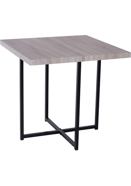 Agloc Siyah Metal Ahşap Yemek Masası Seti indirimleri