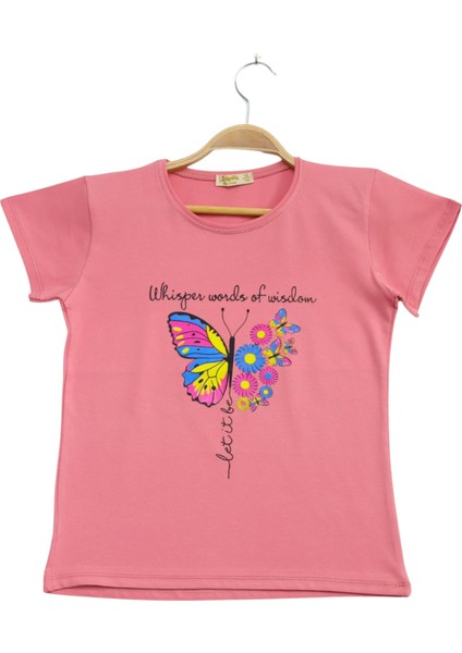 Kelebek Tshirt Gül Kurusu