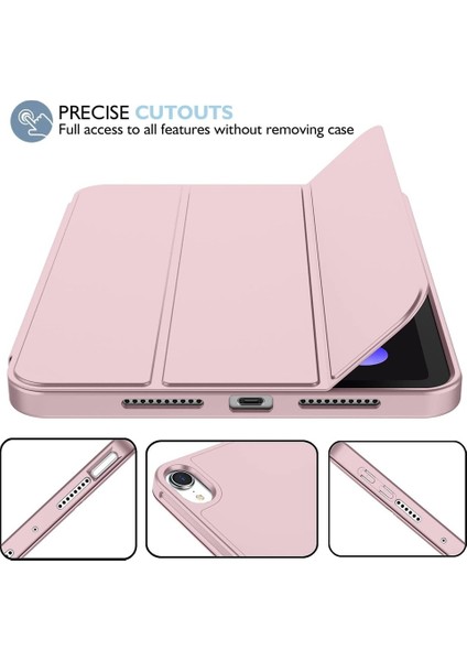 Apple iPad Mini 7 A17 Pro (2024) Kalemlikli Uyku Modlu Yatay Standlı Stromix Smart Kılıf indirimleri