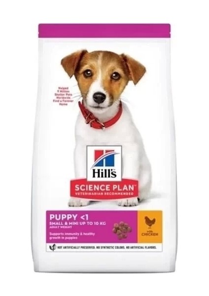Hills Puppy Small & Mini Kuzu Etli Küçük Irk Yavru Köpek Maması 3 kg