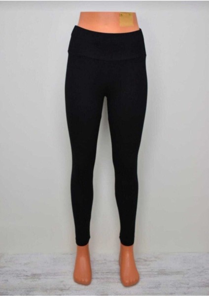 Yüksek Bel Çelik Örme Tayt