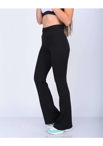 Kadın Siyah Ispanyol Paça Tayt fiyatları