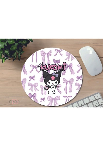 Kuromi Temalı Mouse Pad Kare Mouse Pad, Ofis Mause Pad, Kaymaz Taban