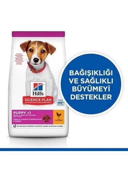 Hills Puppy Small & Miniature Tavuklu Küçük Irk Yavru Köpek Maması 3 kg fiyatları