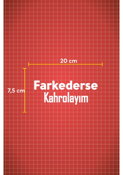 Farkederse Kahrolayım Oto Motor Araba Cam Sticker fiyatları