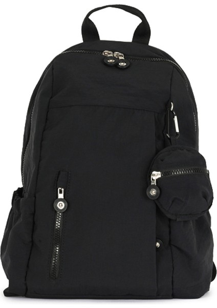 Krkl Basıc Bzklu Srt 5pr Siyah Kadın Sırt Çantası