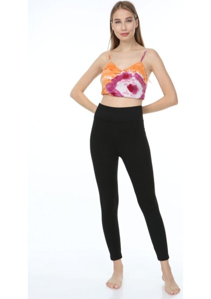 Kadın Siyah Yüksek Bel Toparlayıcı 2 Beden Incelten Çelik Tayt fiyatları