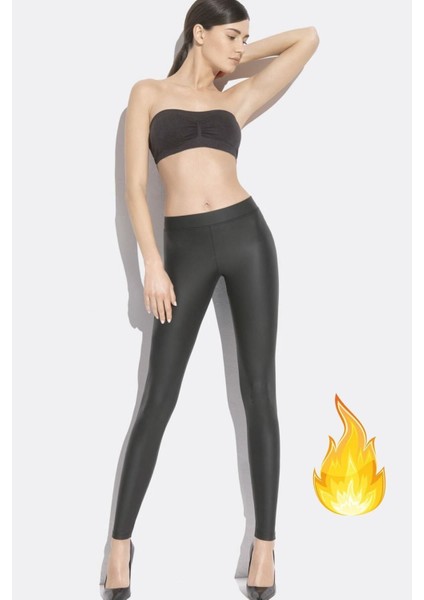 Termal Peluş Ince Tüylü Tayt