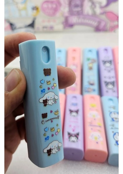 Sanrio Doldurulabilir 11 ml Kapaklı Lüx Sprey Parfüm Kolanya Şişesi Renk Seçenekli 1ADET fiyatları