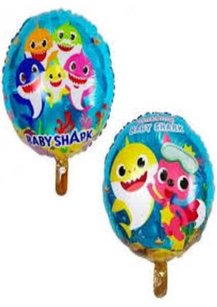 Mutlu Anılar Parti Evi Baby Shark Folyo Balon