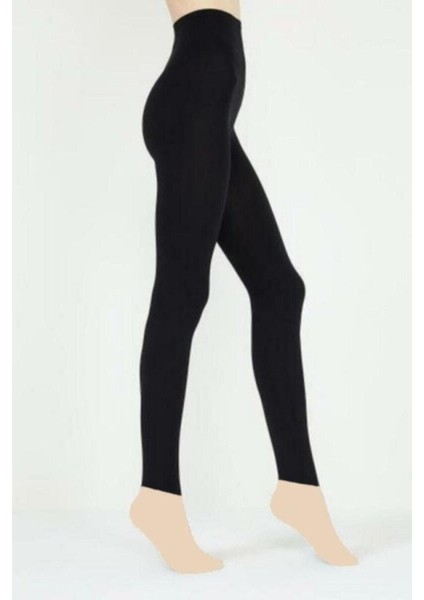 Kadın Siyah Bambu Tayt