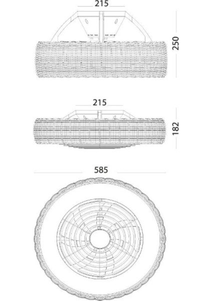 Vl7 Uzaktan Kumandalı Tavan Vantilatörü modelleri