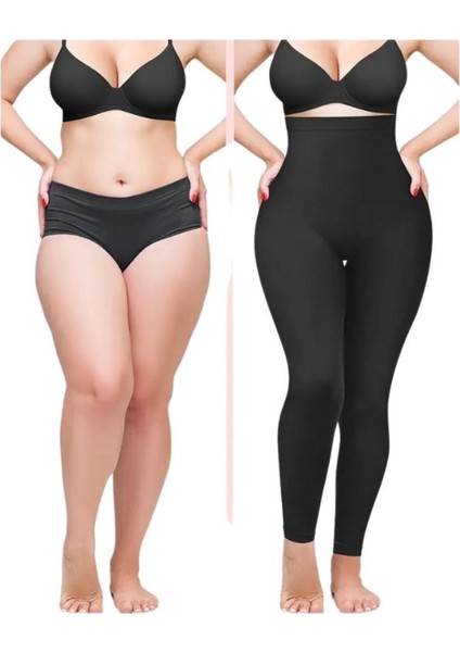 Lazer Kesim-Hayalet Korse 2 Beden Incelten Yüksek Bel Korseli Tayt fiyatları