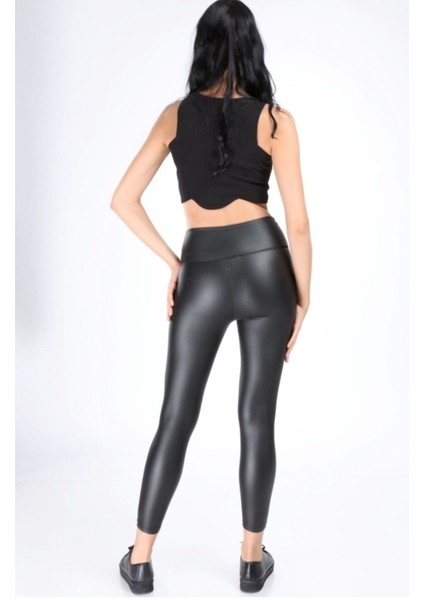 Geniş Kemer Mat Deri Şardonlu Siyah fırsatları