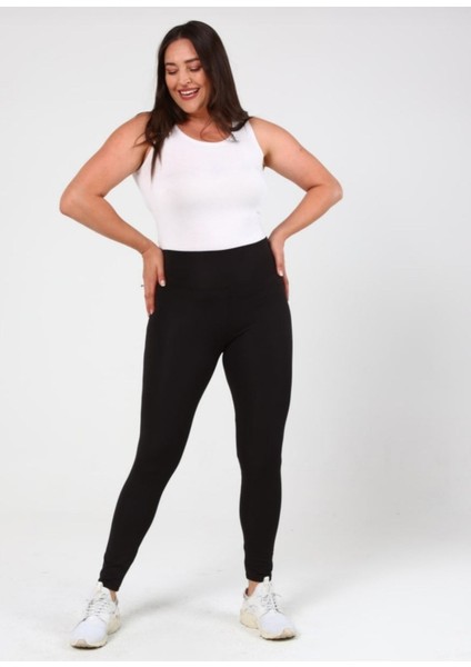 Kadın Siyah Şardonlu Dalgıç Tayt 573-574 fiyatları