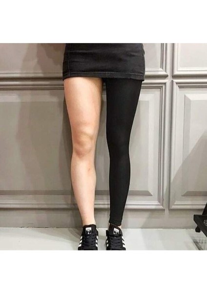 Kadın Siyah Korse Tayt 1 Beden Inceltme