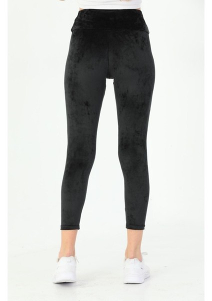 Fransız Kadife Yüksel Bel Tayt fiyatları