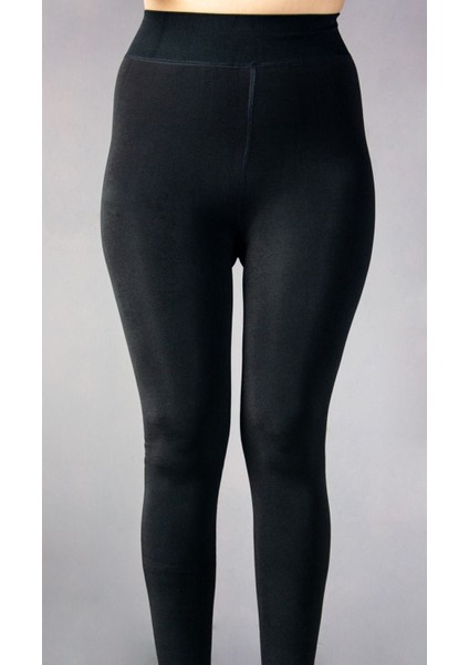 Siyah Içi Peluş Tayt