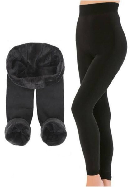 Peluşlu Termal Tayt Ultra Sıcak