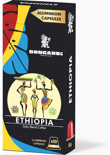 Etiyopya Blend Nespresso Uyumlu Alüminyum Kapsül Kahve