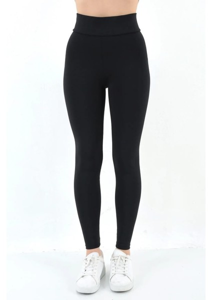 Siyah Korse Yüksek Bel Tayt