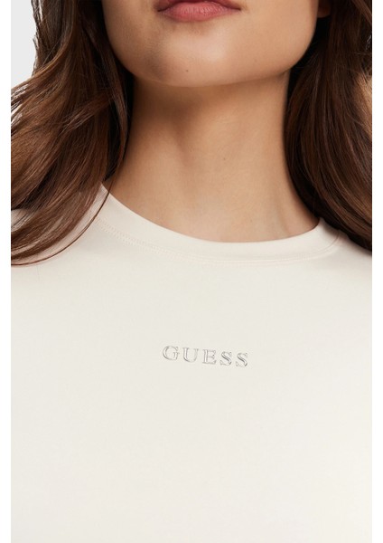 Margot Logolu Slim Fit Bisiklet Yaka Crop T Shirt V5RI10KCD02 Bayan T Shirt V5RI10 KCD02 G6K5 indirimleri