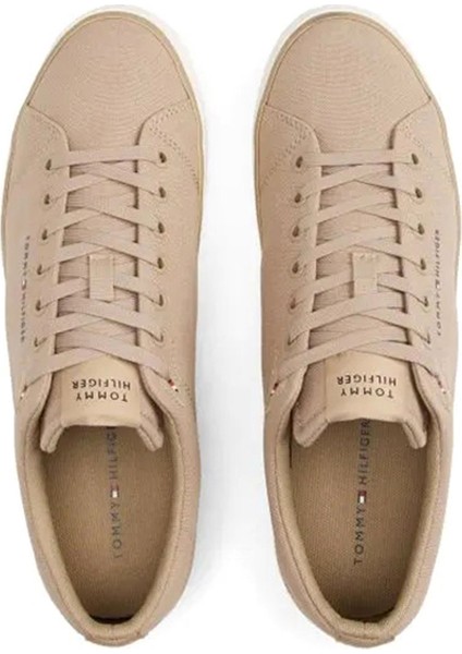 Th Hı Vulc Low Core Canva Krem Erkek Sneaker indirimleri