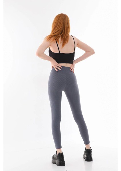 Kadın Hafif Korseli Şardonlu Fitilli Toparlayıcı Kışlık Tayt fiyatları