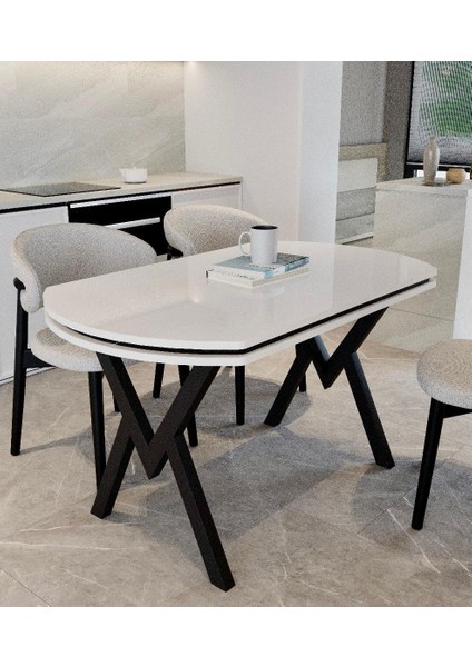 Yafes Masa Sandalye 70*120 Gofret Masa Yemek Masası