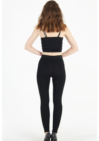 Şardonlu Çelik Yüksel Bel Tayt modelleri