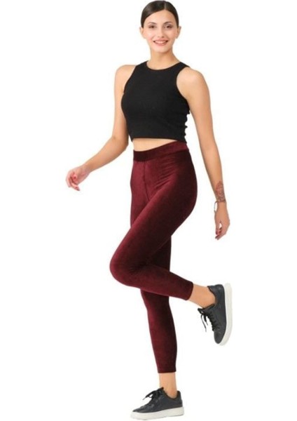 618 Fitilli Kadife Tayt