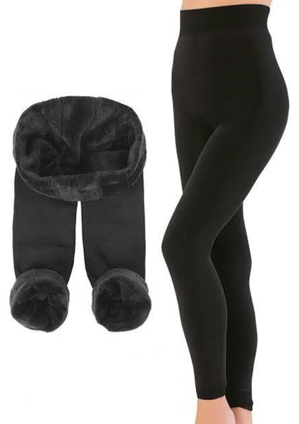 Peluş Çift Taraflı Giyilebilen Tayt modelleri