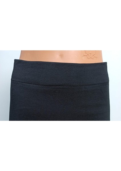 Kadın Siyah Dikişsiz Yüksek Bel Kışlık Içi Yünlü Şardonlu Termal Tayt fırsatları