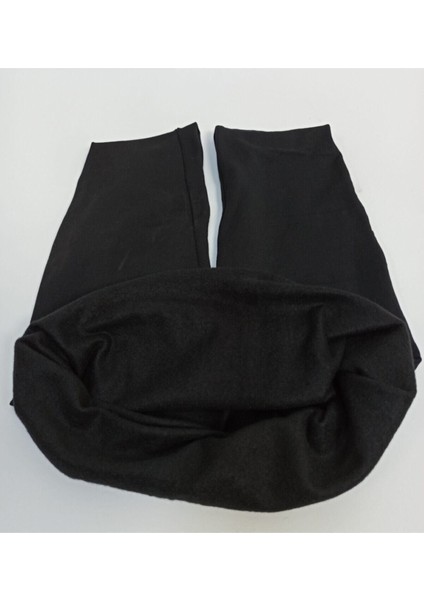 Kadın Siyah Dikişsiz Yüksek Bel Kışlık Içi Yünlü Şardonlu Termal Tayt indirimleri