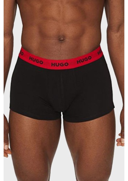 Logolu Streç Pamuklu 3 Pack Boxer Erkek Boxer 50532611 010 modelleri