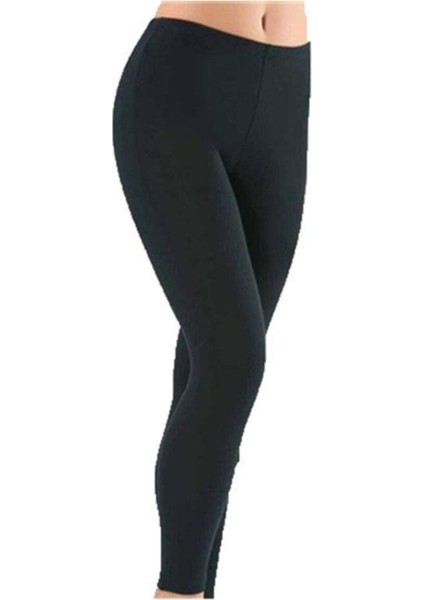 Kadın Düz Desensiz Uzun Yüksek Bel Penye Tayt Pantolon modelleri